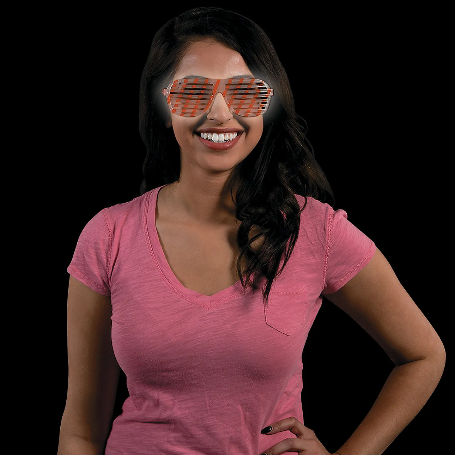 adults_bright_color_glowi_2.webp Oriental Trading Glow Jewelry*Adult's Bright Color Glow-In-The-Dark Shutter Glasses- 12 Pc.