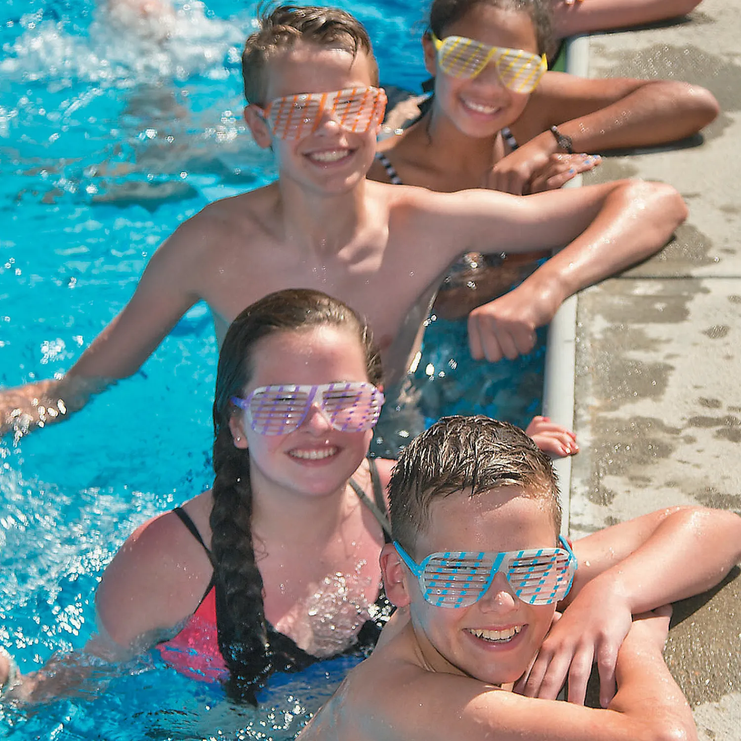 adults_bright_color_glowi_3.webp Oriental Trading Glow Jewelry*Adult's Bright Color Glow-In-The-Dark Shutter Glasses- 12 Pc.