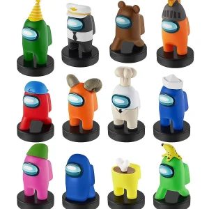 Oriental Trading Character Toys*Among Us Stampers 12Pk Crewmate Party Favor Cake Toppers Figure Set Pmi International