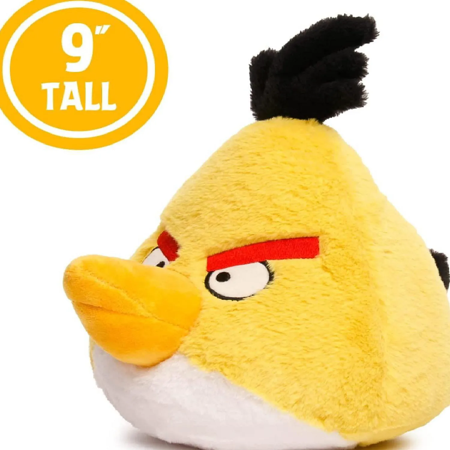 angry_birds_chuck_charles_2.webp Oriental Trading Character Toys*Angry Birds Chuck Charles Yellow Bird Canary 9" Stuffed Plush Soft Doll Mighty Mojo