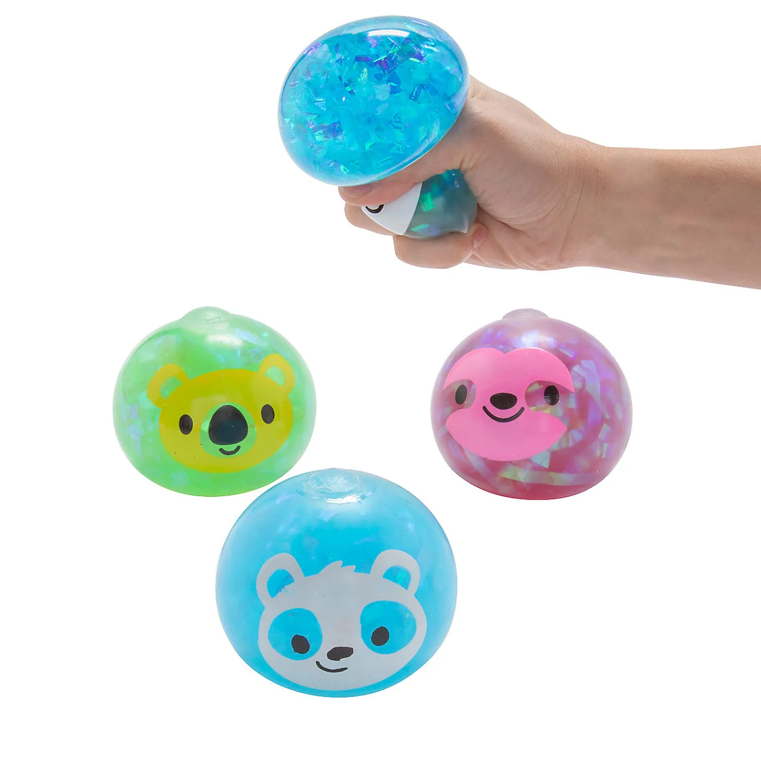 animal_foil_water_squeeze_0.webp Oriental Trading Stress Balls & Toys*Animal Foil Water Squeeze Balls - 12 Pc.