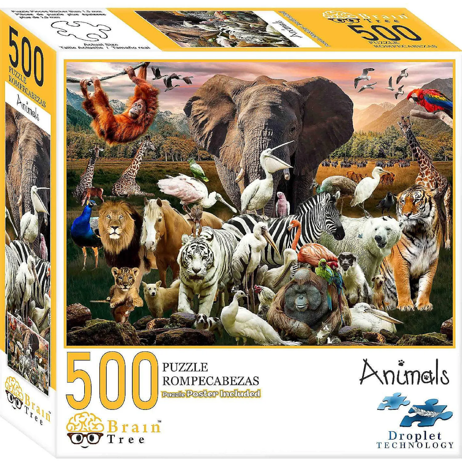 animal_jigsaw_unique_puzz_0.webp Oriental Trading Puzzles*Animal Jigsaw Unique Puzzles For Adults - Premium Quality - 500 Pieces