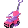 Aosom 3 In 1 Toddler Push Car W/Music Lights And Secure Bar 1-3Yr Pink<Oriental Trading New
