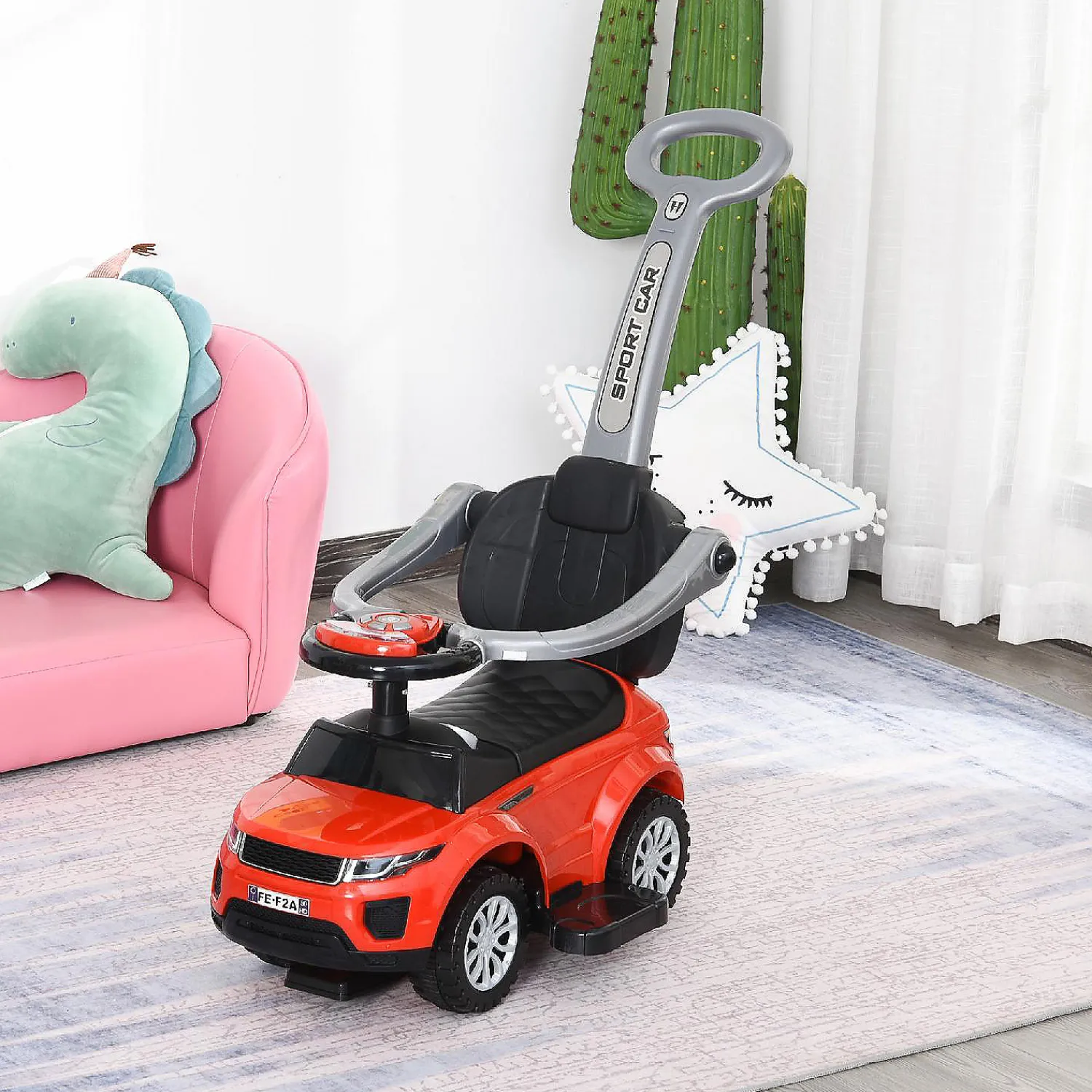 aosom__in__toddler_push_c_1-1.webp Aosom 3 In 1 Toddler Push Car W/Music Lights And Secure Bar 1-3Yr Red<Oriental Trading Hot