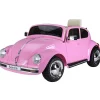 Aosom Licensed Volkswagen Beetle Electric Ride On Car 6V Battery Powered Remote Control 3-6Yrs Pink<Oriental Trading New
