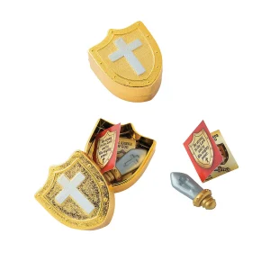 2 1/4"Armor Of God Toy-Filled Plastic Easter Eggs - 12 Pc.<Oriental Trading Sale