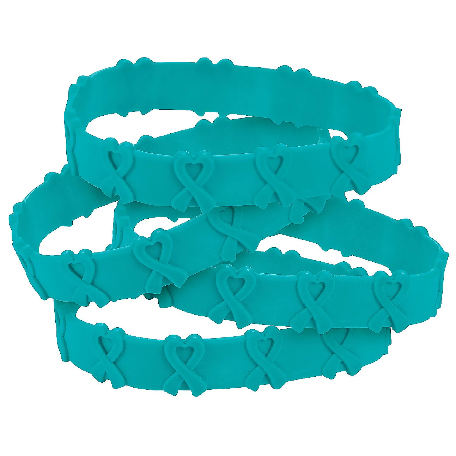 awareness_ribbon_popout_r_0.webp Oriental Trading Bracelets*Awareness Ribbon Pop-Out Rubber Bracelets - 24 Pc.
