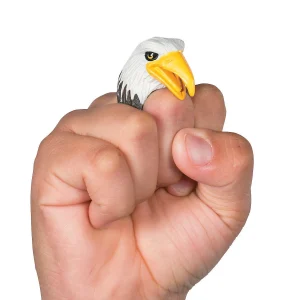 Oriental Trading Rings*Bald Eagle Finger Puppet Rings - 12 Pc.