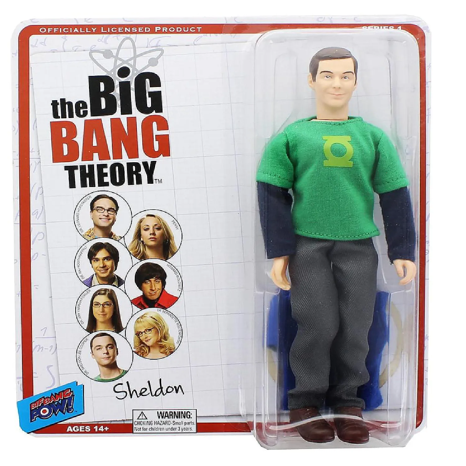 big_bang_theory_sheldon_g_0.webp Oriental Trading Character Toys*Big Bang Theory Sheldon (Green Lantern/ Superman) Retro Clothed 8" Figure