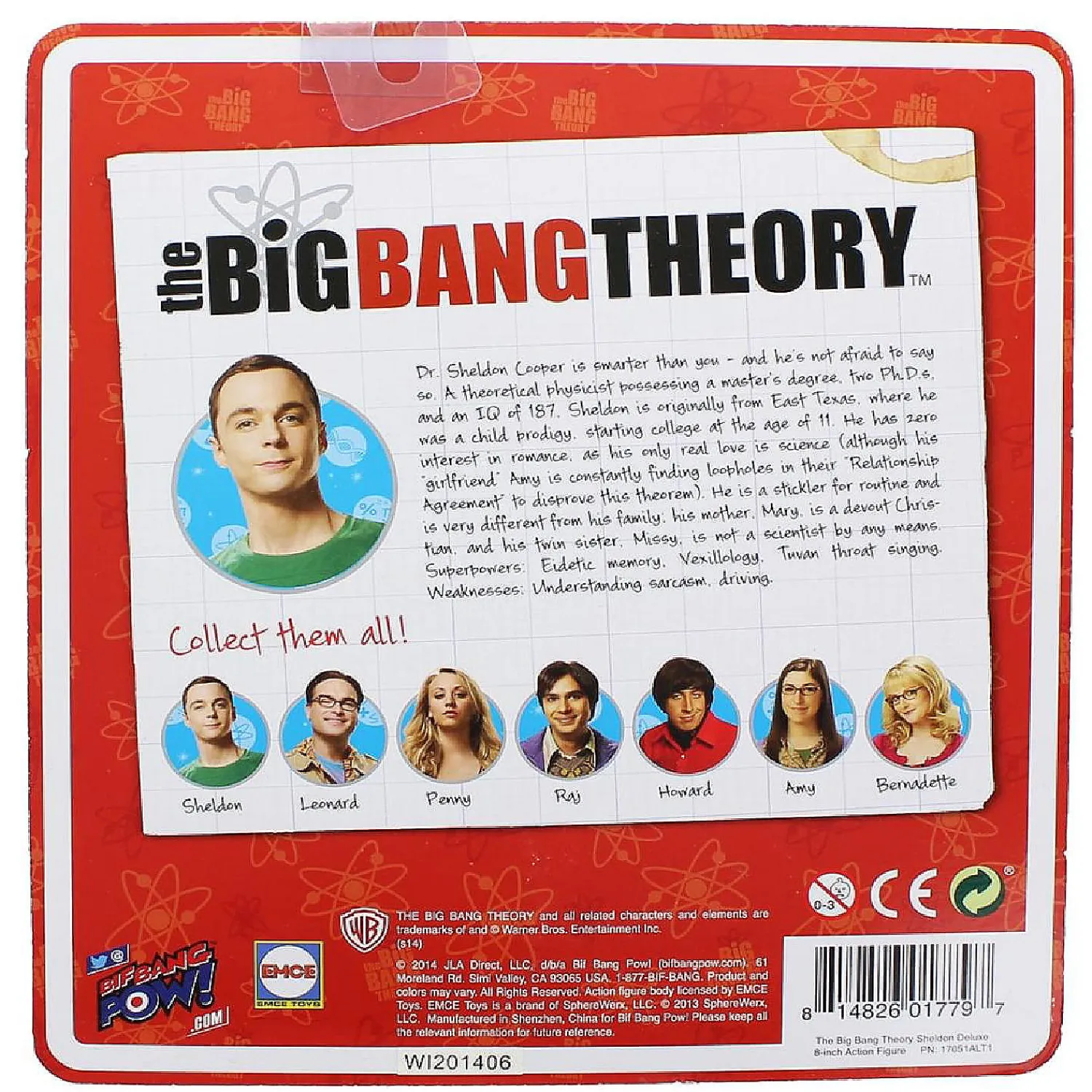 big_bang_theory_sheldon_g_1.webp Oriental Trading Character Toys*Big Bang Theory Sheldon (Green Lantern/ Superman) Retro Clothed 8" Figure