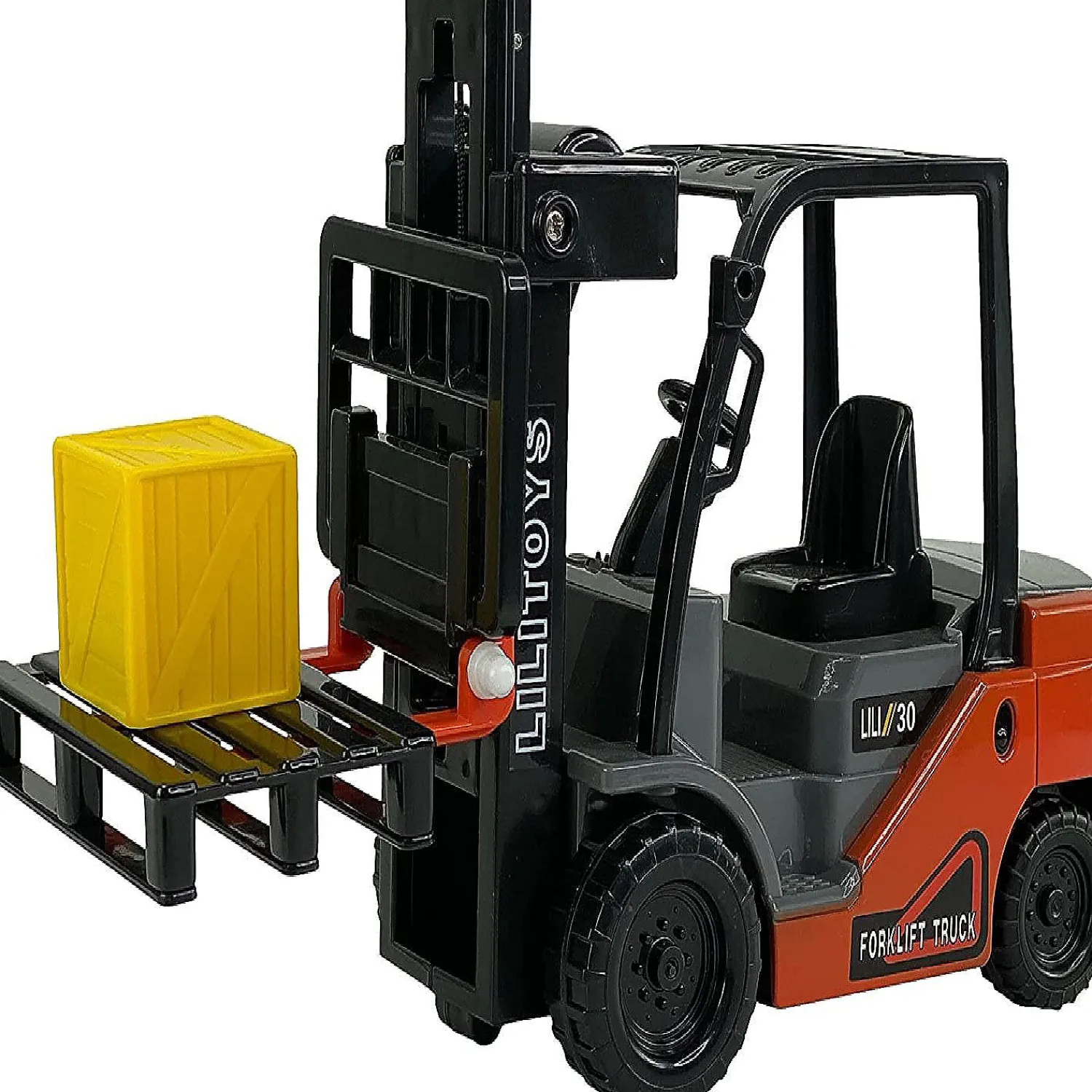 big_daddy_light_duty_work_2.webp Oriental Trading Toy Cars*Big Daddy Light Duty Work Trucks Series Authentic Forklift With Load Included