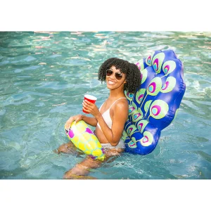 Bigmouth Peacock Saddle Seat Pool Float<Oriental Trading Cheap