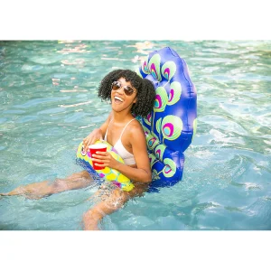 Bigmouth Peacock Saddle Seat Pool Float<Oriental Trading Cheap
