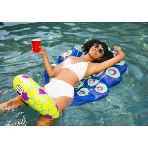 Bigmouth Peacock Saddle Seat Pool Float<Oriental Trading Cheap
