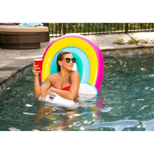 Bigmouth Rainbow Saddle Seat Pool Float<Oriental Trading New