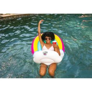 Bigmouth Rainbow Saddle Seat Pool Float<Oriental Trading New