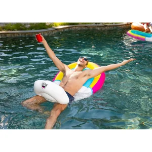 Bigmouth Rainbow Saddle Seat Pool Float<Oriental Trading New