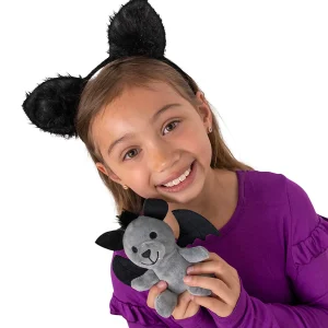 Black & Gray Bat Stuffed Bear - 12 Pc.<Oriental Trading Sale