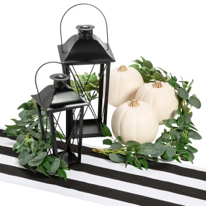 Black & White Halloween & Fall Wedding Centerpiece For 3 Tables<Oriental Trading Outlet