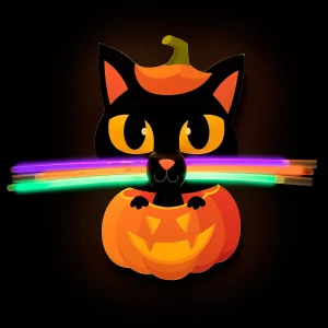 Black Cat Glow Handout Kit For 24<Oriental Trading Clearance