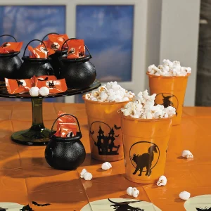 Black Cauldron Bpa-Free Plastic Candy Buckets - 12 Pc.<Oriental Trading Fashion