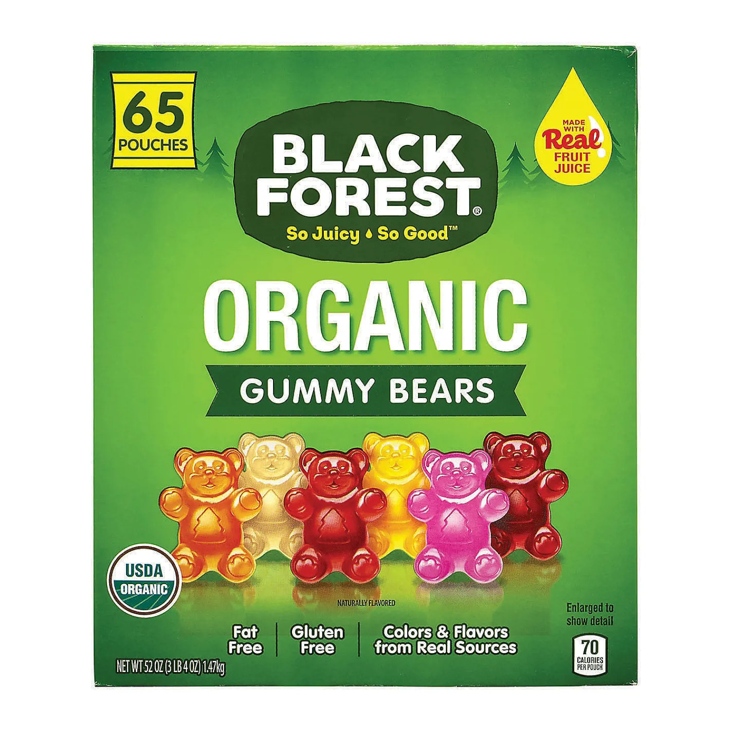 black_forest_organic_gumm_0.webp Black Forest Organic Gummy Bears, 0.8 Oz, 65 Count<Oriental Trading Outlet