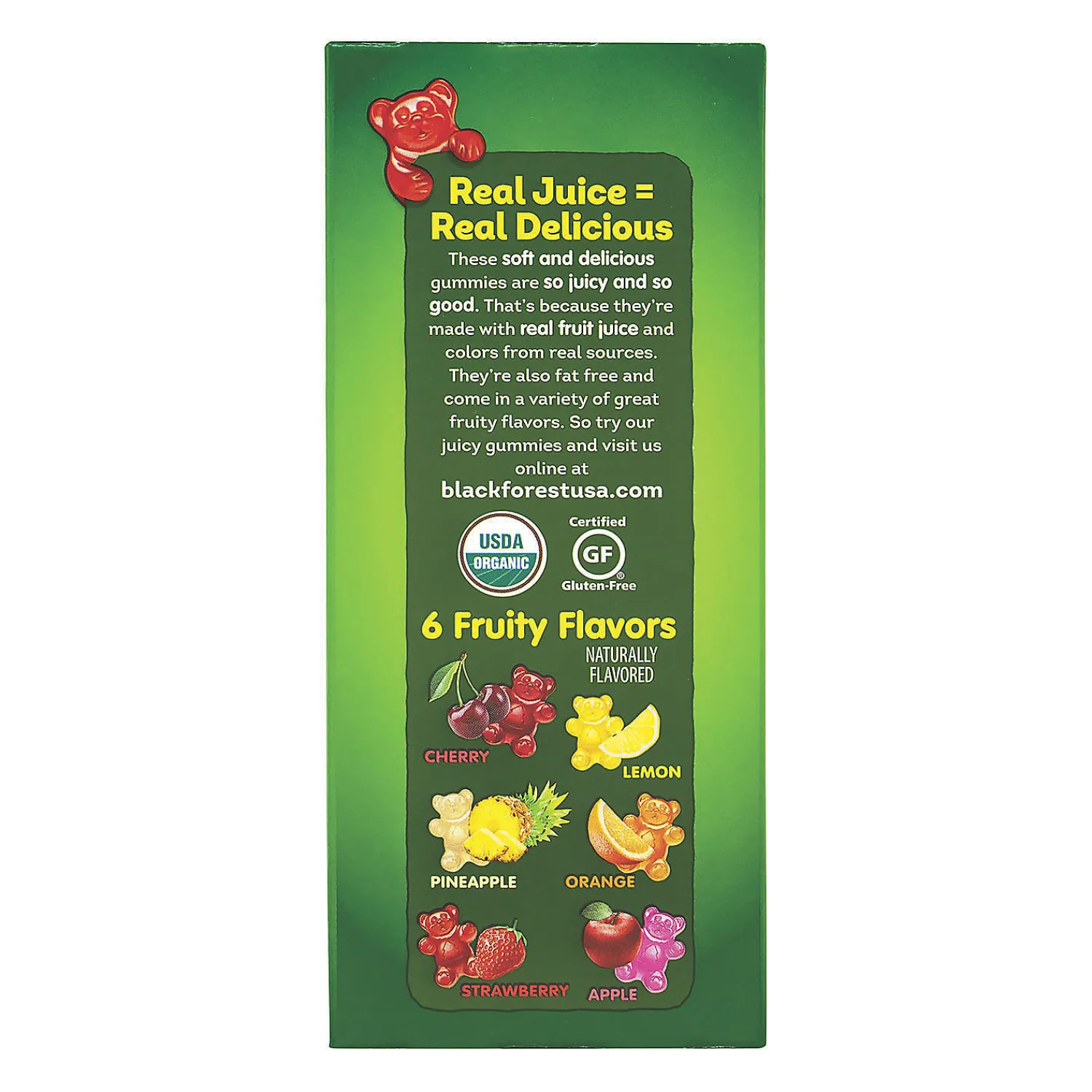 black_forest_organic_gumm_2.webp Black Forest Organic Gummy Bears, 0.8 Oz, 65 Count<Oriental Trading Outlet