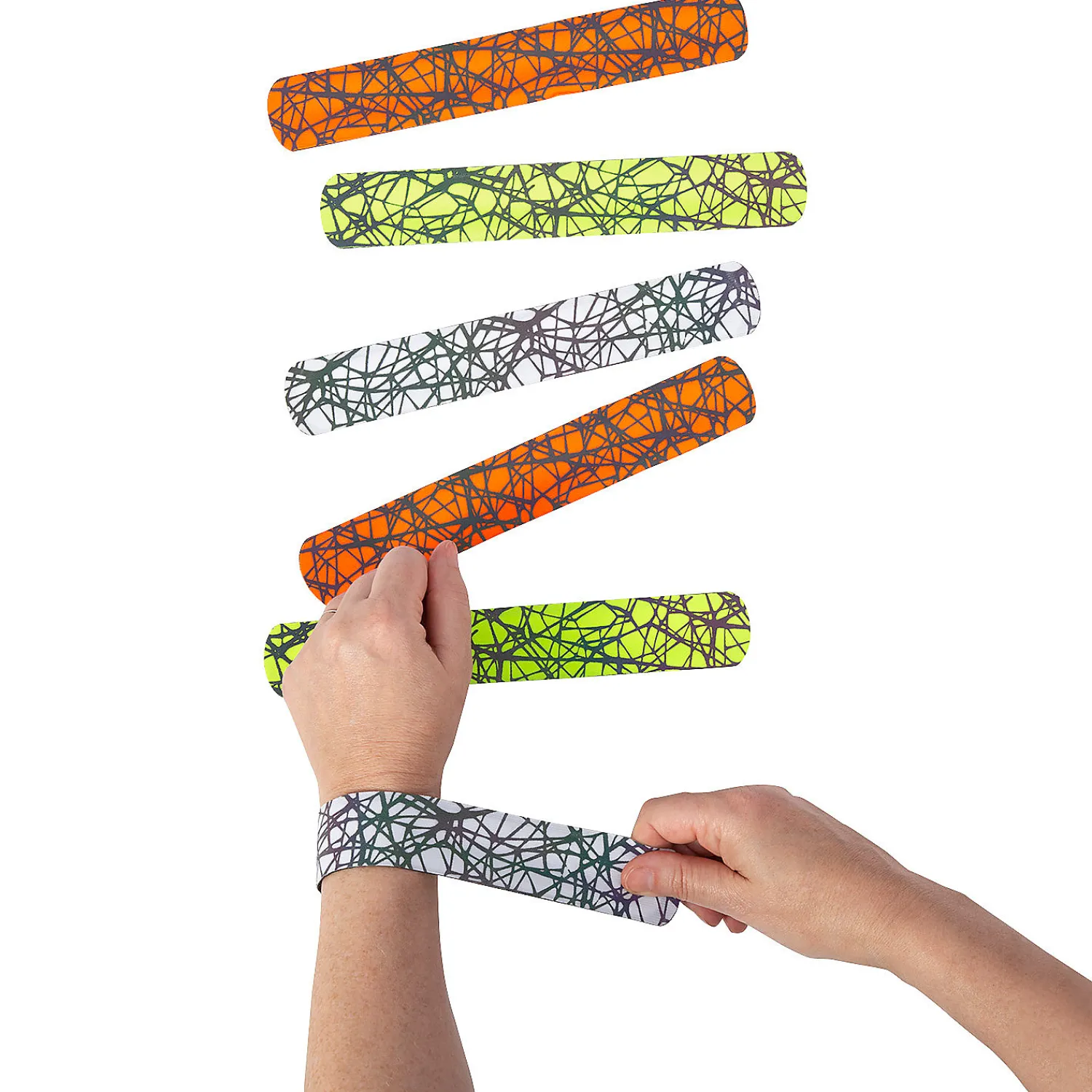 black_light_slap_bracelet_1-1.webp Oriental Trading Bracelets*Black Light Slap Bracelets - 12 Pc.