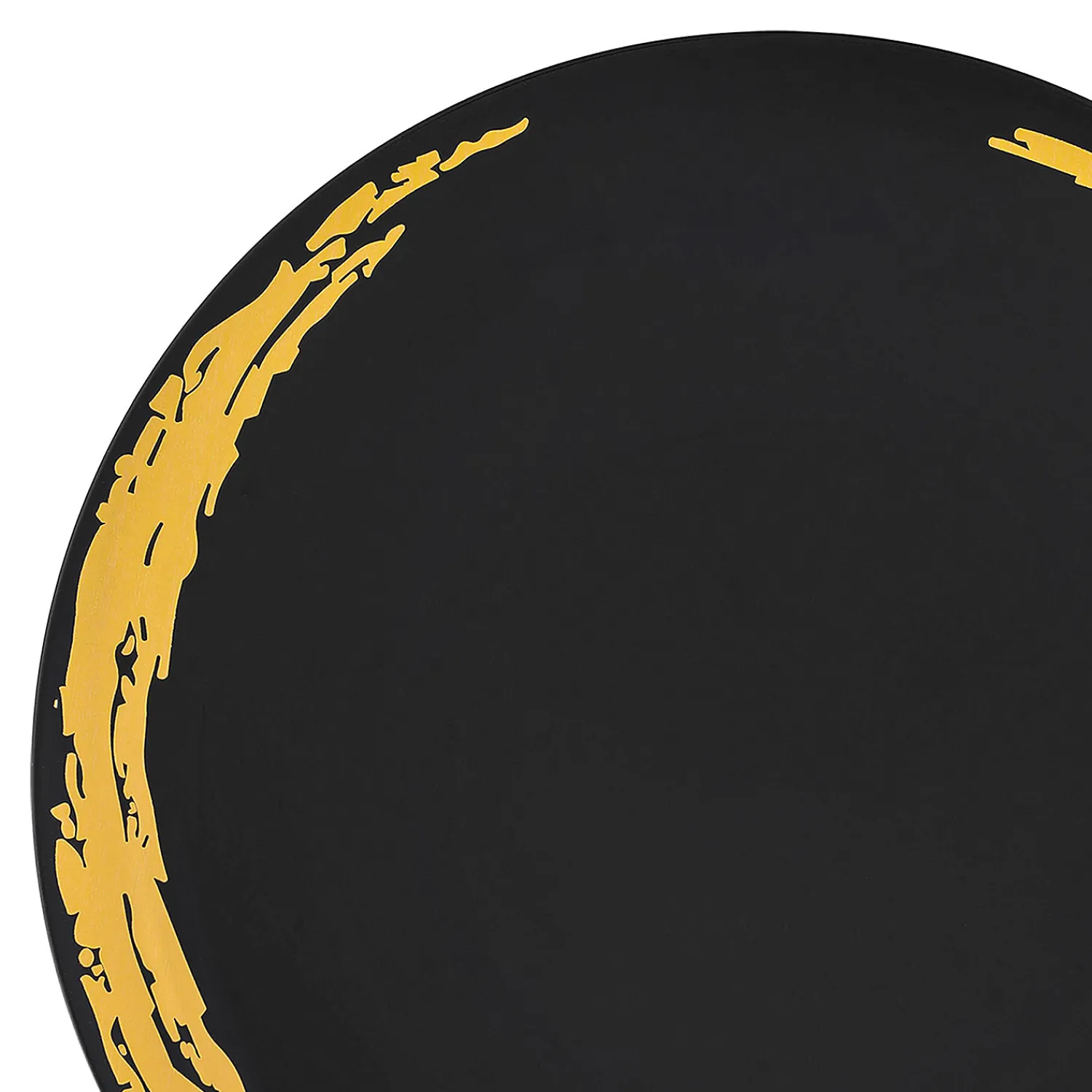 black_with_gold_moonlight_0.webp Black With Gold Moonlight Round Disposable Plastic Dinnerware Value Set (20 Settings)<Oriental Trading Shop