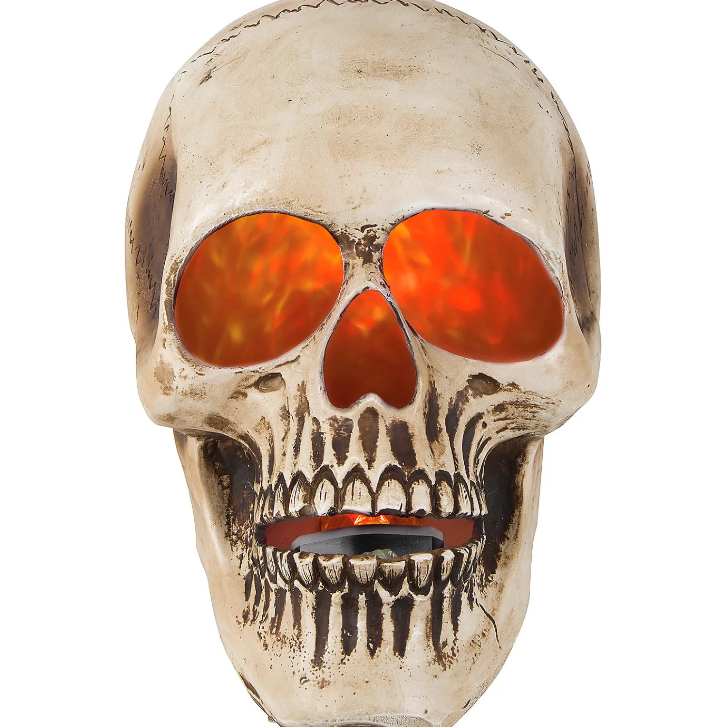 blazing_scenes_realistic__0.webp Blazing Scenes Realistic 10" Skull With Fire & Ice Lighted Decor<Oriental Trading Fashion