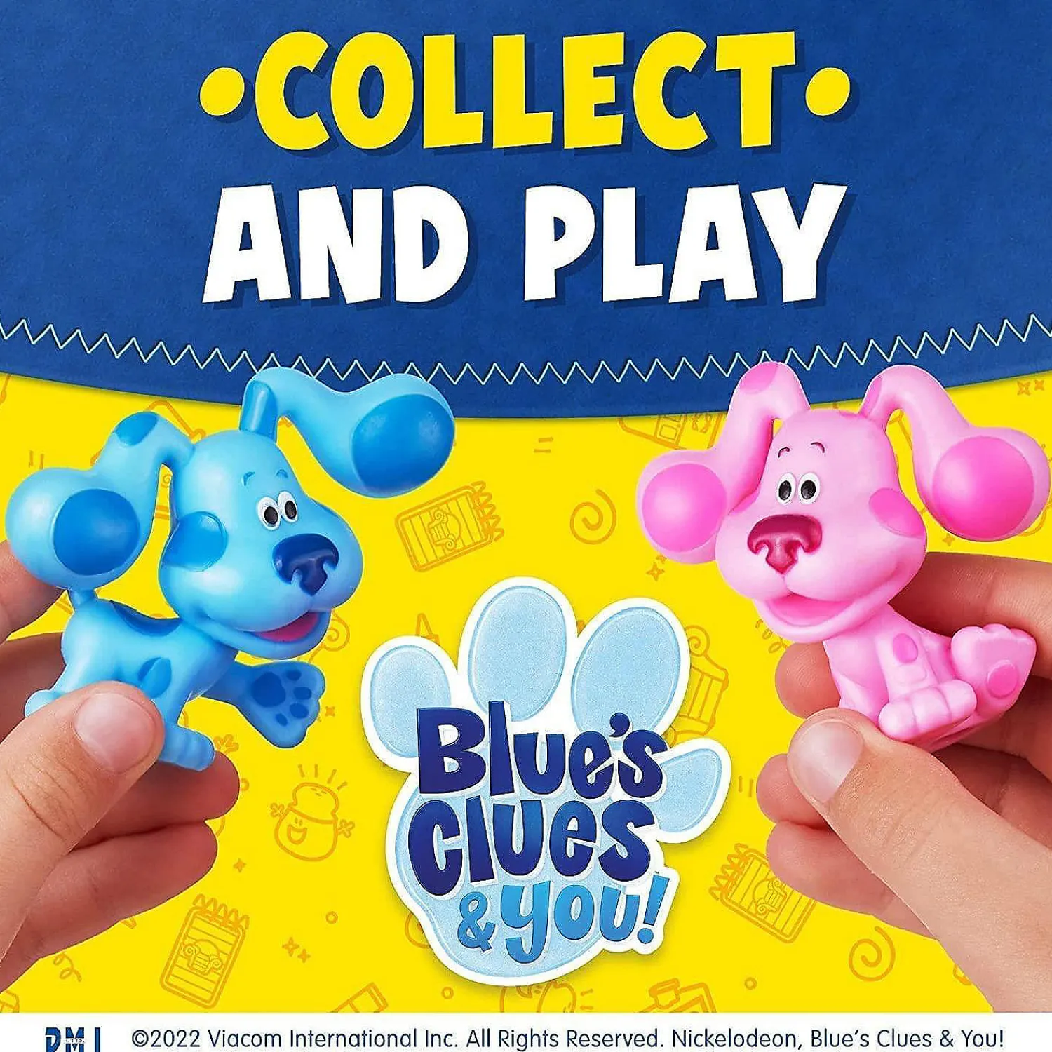 blues_clues_pencil_topper_3.webp Oriental Trading Character Toys*Blues Clues Pencil Toppers 12Pk Josh Tickety Tock Paprika Magenta Pail Pmi International