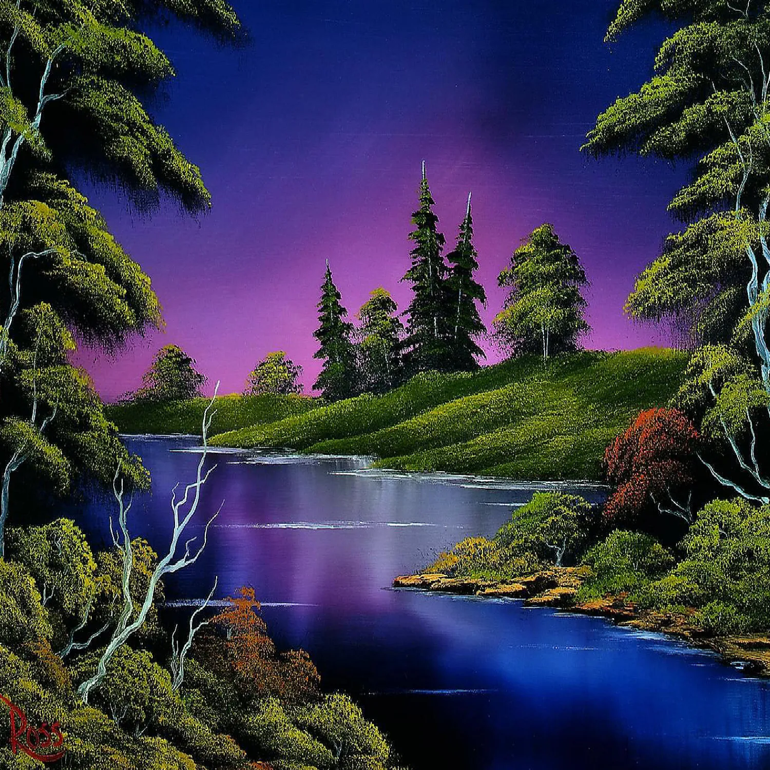 bob_ross_blue_river_natur_0.webp Oriental Trading Puzzles*Bob Ross Blue River Nature Puzzle 1000 Piece Jigsaw Puzzle
