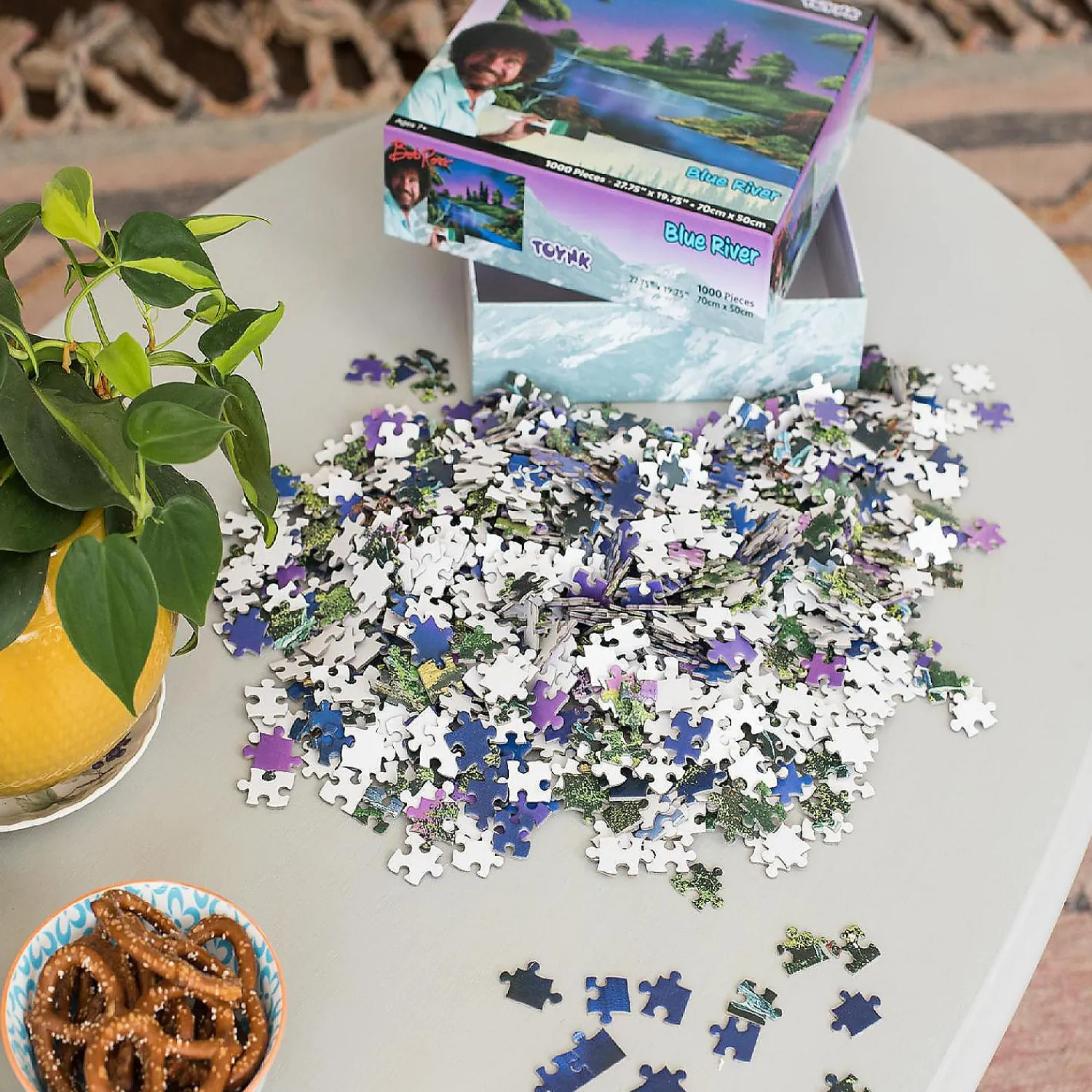bob_ross_blue_river_natur_2.webp Oriental Trading Puzzles*Bob Ross Blue River Nature Puzzle 1000 Piece Jigsaw Puzzle
