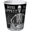 Bone Appetit Smiling Skeleton Halloween Paper Cups - 8 Pc.<Oriental Trading Hot