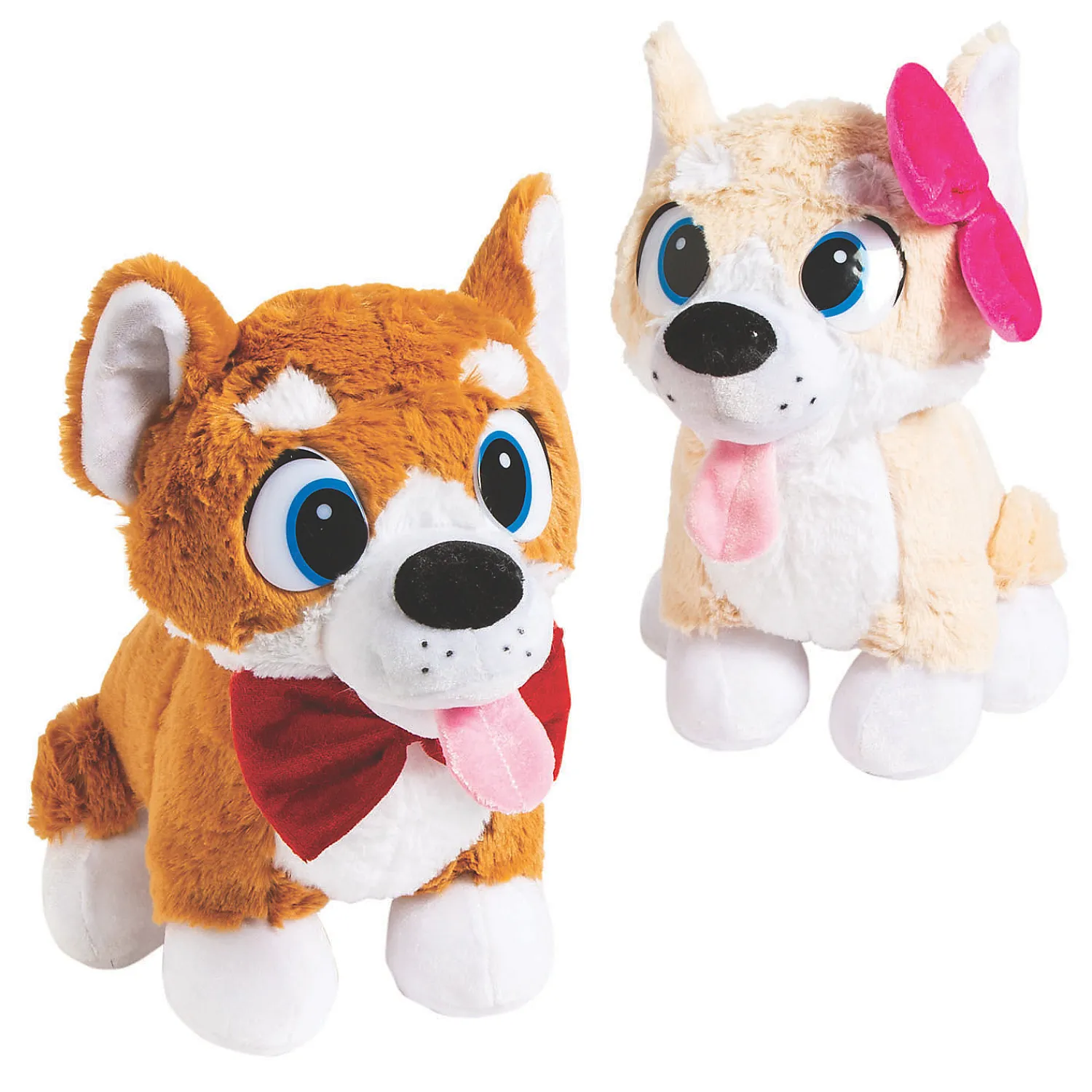 boy__girl_stuffed_corgis_0.webp Oriental Trading Stuffed Animals & Plush Toys*10" Boy & Girl Stuffed Corgis