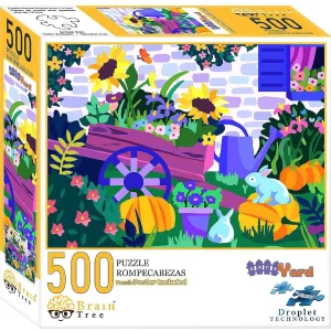Oriental Trading Puzzles*Brain Tree-Backyard 500 Piece Jigsaw Puzzles For Adults19.5
