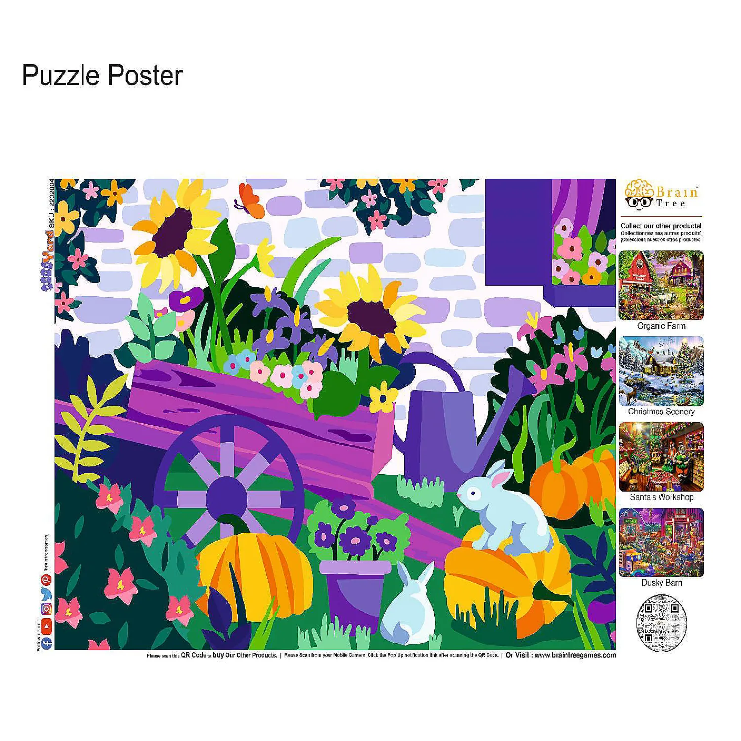 brain_treebackyard__piece_2.webp Oriental Trading Puzzles*Brain Tree-Backyard 500 Piece Jigsaw Puzzles For Adults19.5"Lx14.5"W