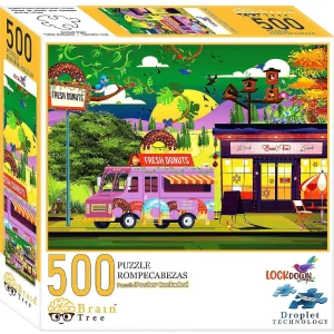 Oriental Trading Puzzles*Brain Tree-Lockdown 500 Piece Jigsaw Puzzles For Adults19.5