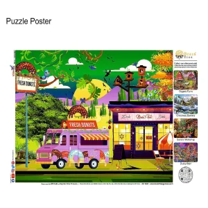 Oriental Trading Puzzles*Brain Tree-Lockdown 500 Piece Jigsaw Puzzles For Adults19.5