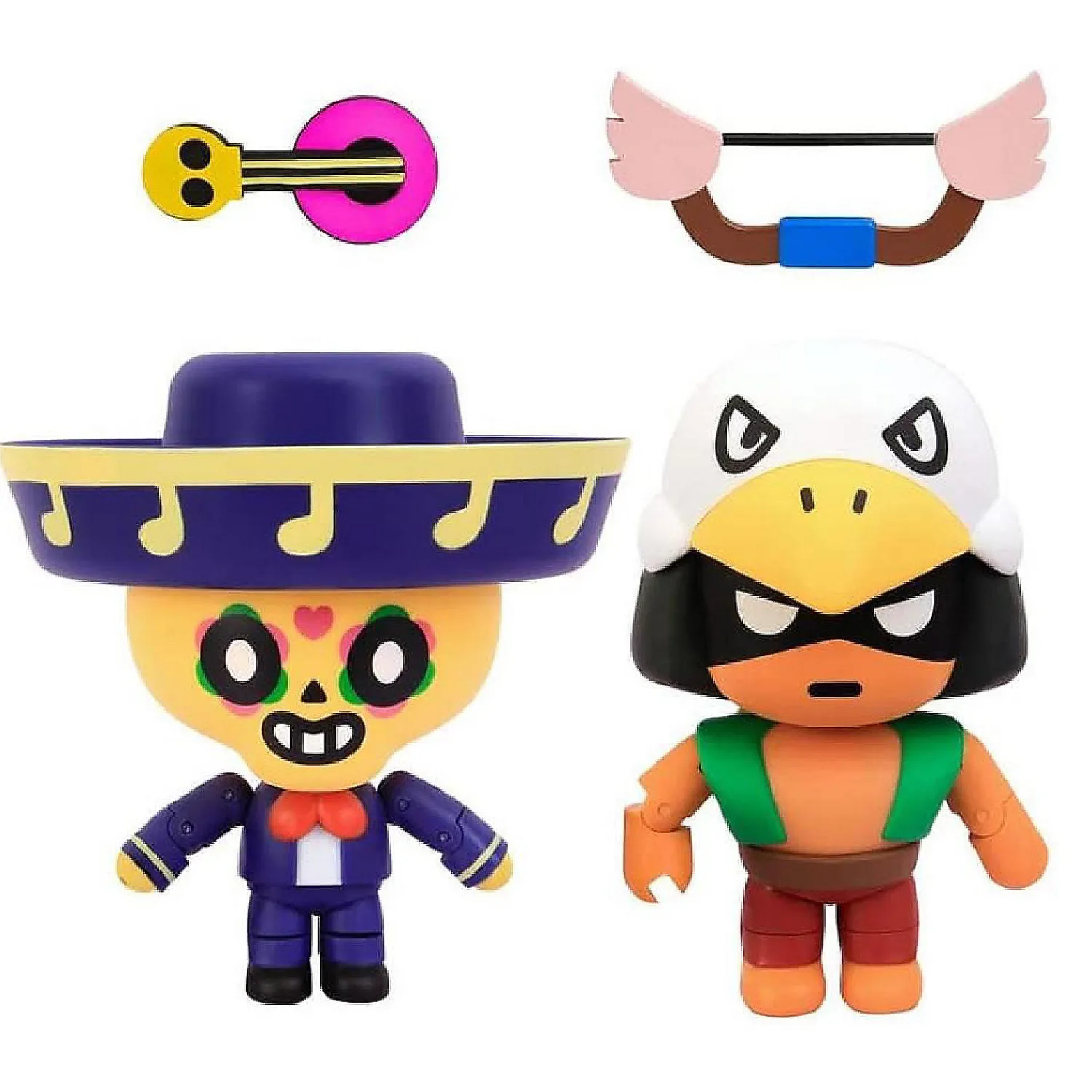 brawl_stars_bo__poco_guit_0.webp Oriental Trading Character Toys*Brawl Stars Bo & Poco Guitar Bow Line Friends Fighter Brawler Figure Set Pmi International