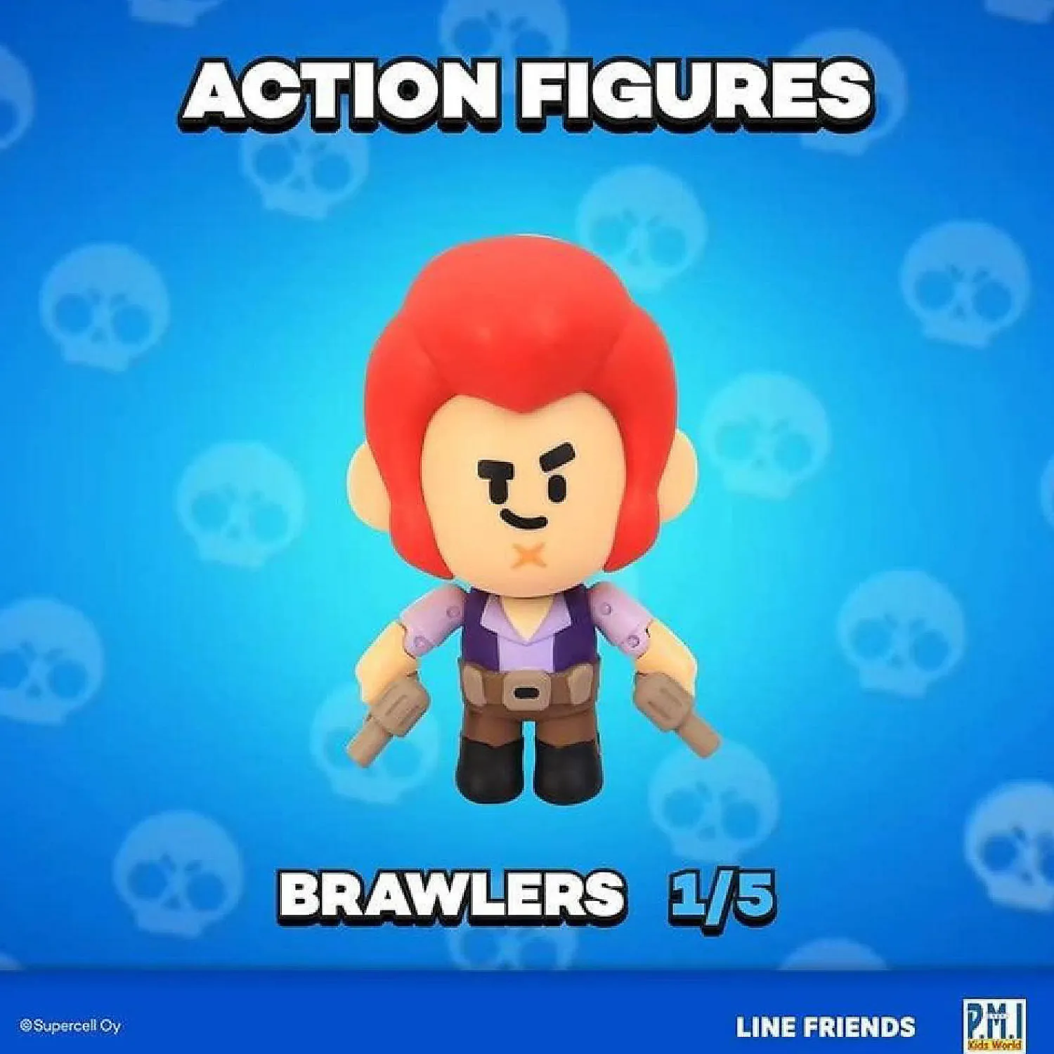 brawl_stars_colt_cowboy_w_1.webp Oriental Trading Character Toys*Brawl Stars Colt Cowboy With Pistols Tough Guy Brawler Action Figure Pmi International