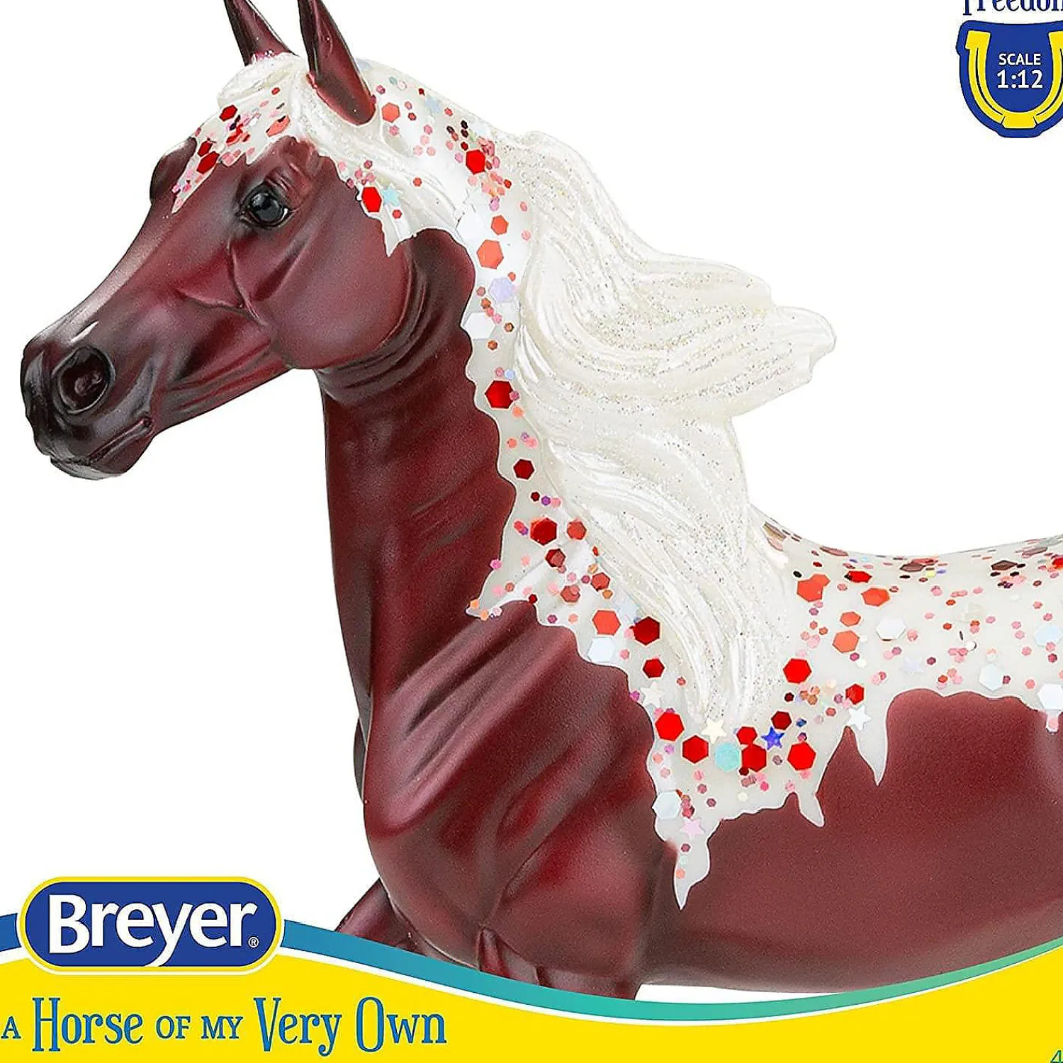 breyer_freedom_series__sc_1-1.webp Oriental Trading Character Toys*Breyer Freedom Series 1:12 Scale Model Horse Red Velvet