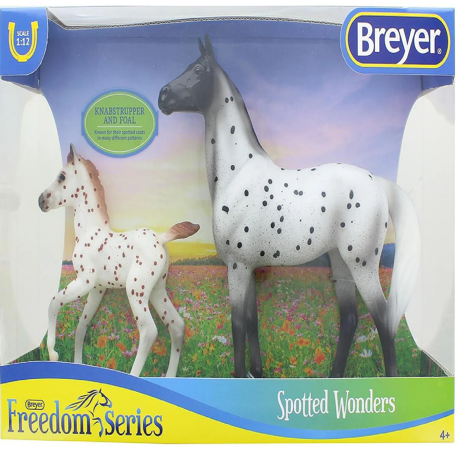 breyer_freedom_series__sc_1.webp Oriental Trading Play Sets*Breyer Freedom Series 1:12 Scale Model Horse Set Spotted Wonders
