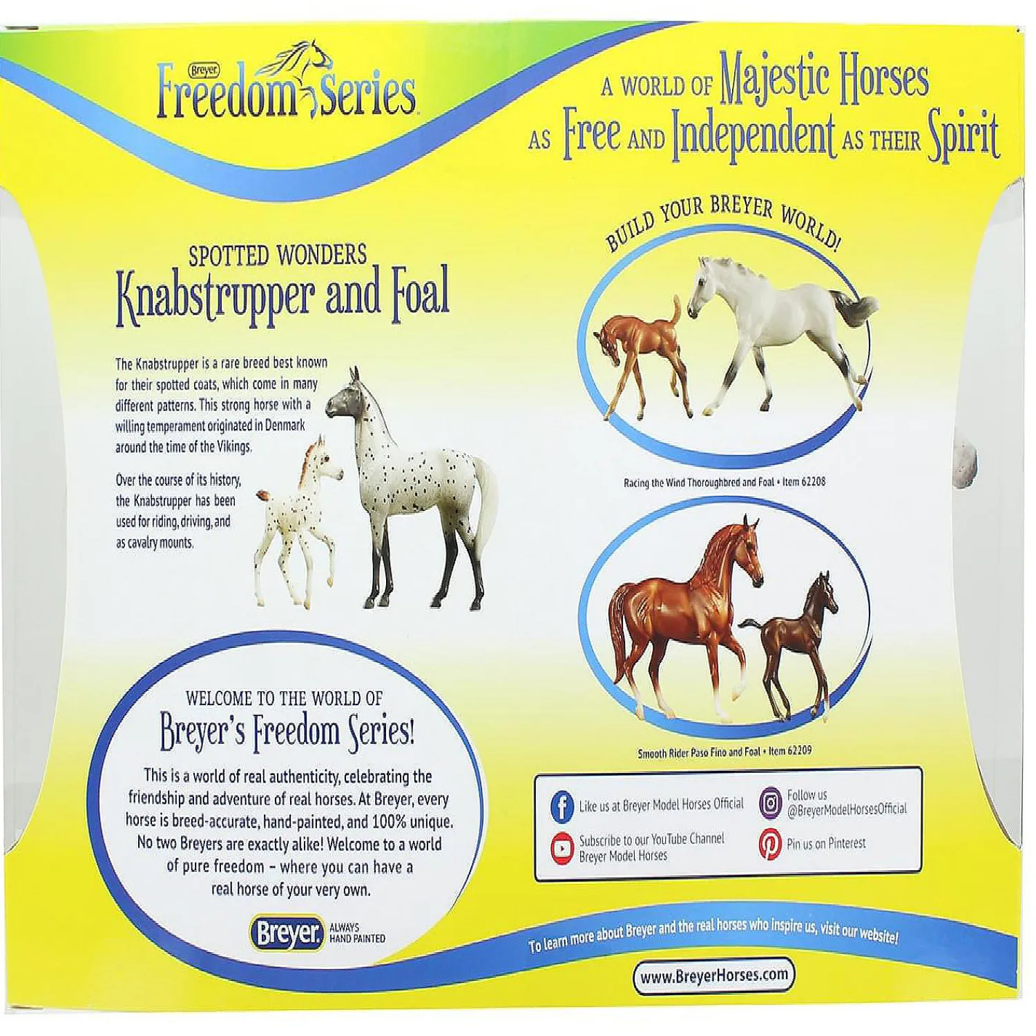 breyer_freedom_series__sc_2.webp Oriental Trading Play Sets*Breyer Freedom Series 1:12 Scale Model Horse Set Spotted Wonders