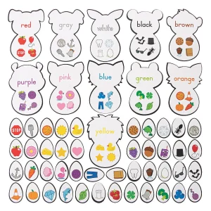 Oriental Trading Games*Build An Animal Color Match Game
