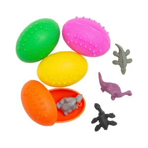 Oriental Trading Character Toys*Bulk 72 Pc. 2" Dinosaur-Filled Plastic Eggs