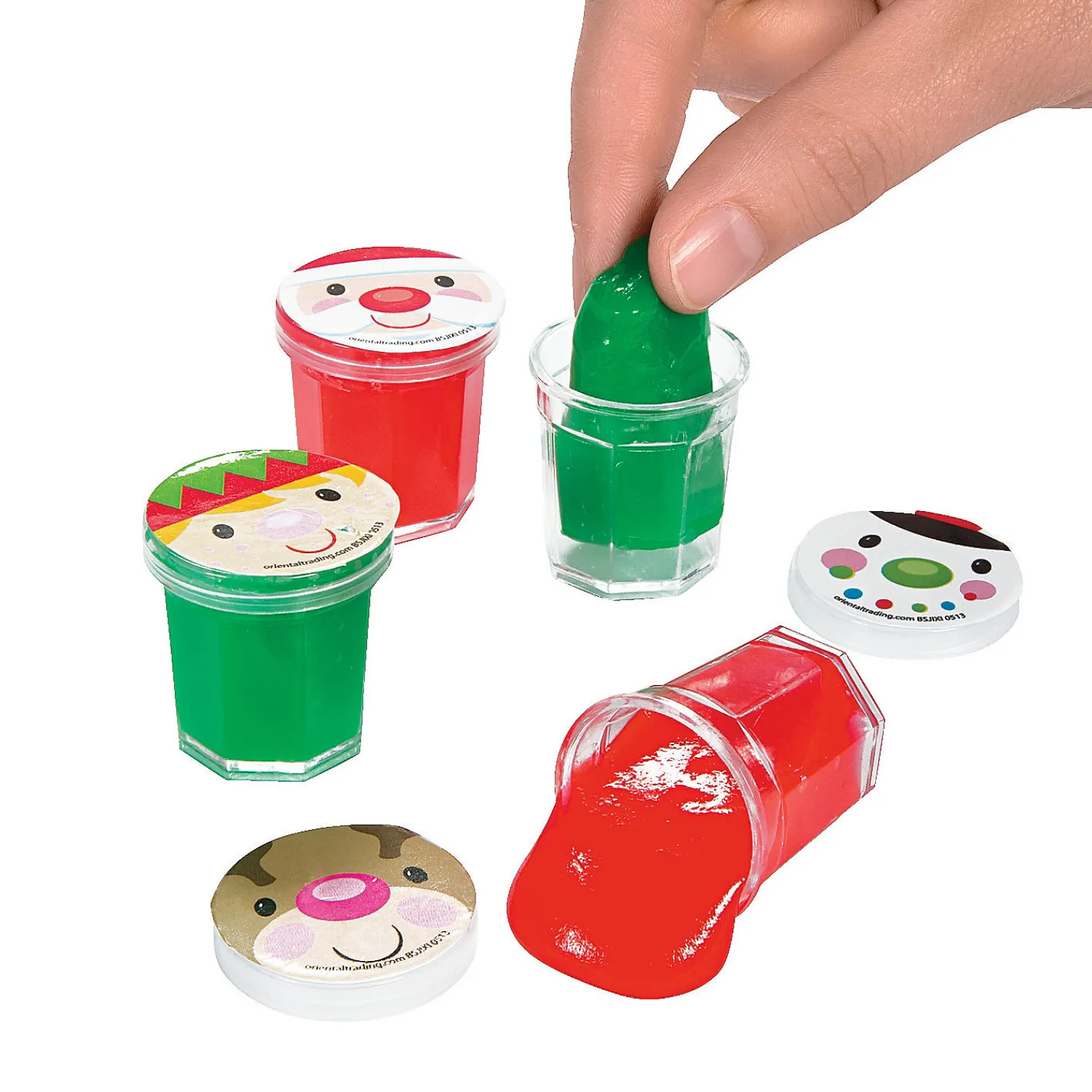 bulk__pc_cheery_christmas_0.webp Oriental Trading Putty & Squishy Toys*Bulk 48 Pc. Cheery Christmas Mini Putty