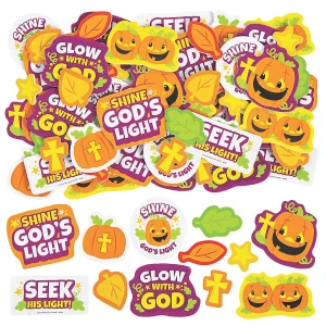 Bulk 72 Pc. Christian Pumpkin Self-Adhesive Shapes<Oriental Trading Cheap