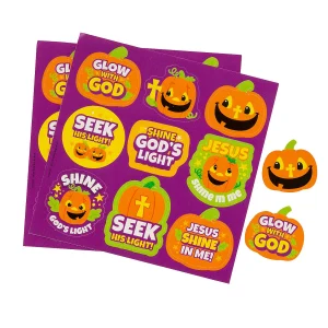 Bulk 50 Pc. Christian Pumpkin Treat Sticker Sheets<Oriental Trading Cheap