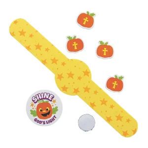 Bulk 50 Pc. Christian Pumpkin Bracelet Craft Kit<Oriental Trading Hot